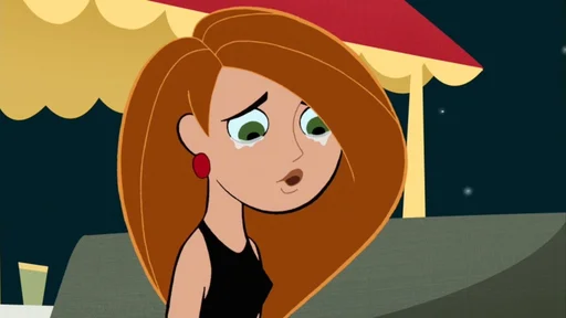 Стикер из набора Kim Possible || @staybeautiful13 для Телеграм: Статические 😿