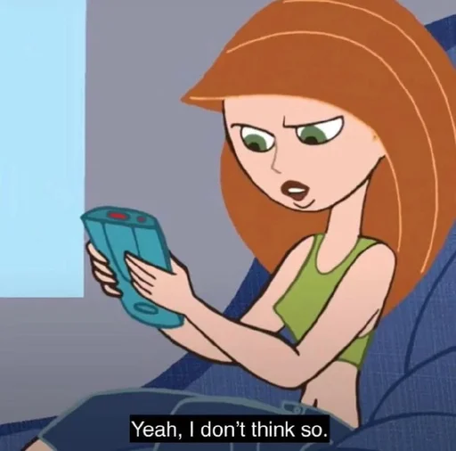 Стикер из набора Kim Possible || @staybeautiful13 для Телеграм: Статические 📱