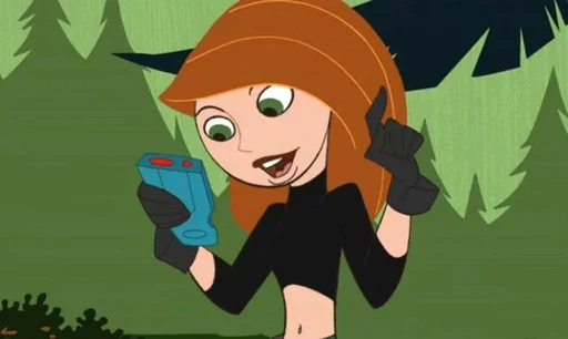 Стикер из набора Kim Possible || @staybeautiful13 для Телеграм: Статические 📲