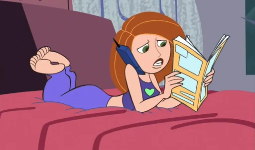 Стикер из набора Kim Possible || @staybeautiful13 для Телеграм: Статические 📞