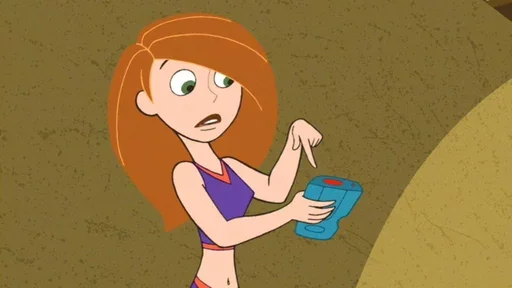 Стикер из набора Kim Possible || @staybeautiful13 для Телеграм: Статические 📲