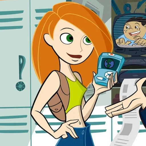Стикер из набора Kim Possible || @staybeautiful13 для Телеграм: Статические 📱