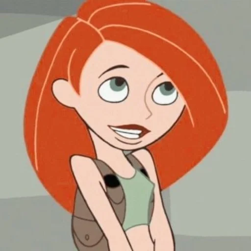 Стикер из набора Kim Possible || @staybeautiful13 для Телеграм: Статические 😊