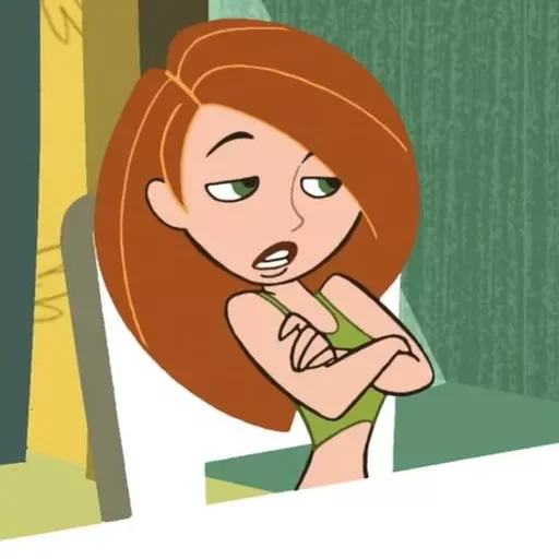 Стикер из набора Kim Possible || @staybeautiful13 для Телеграм: Статические 🧢