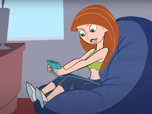 Стикер из набора Kim Possible || @staybeautiful13 для Телеграм: Статические 📱
