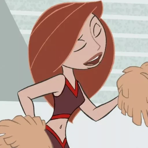 Стикер из набора Kim Possible || @staybeautiful13 для Телеграм: Статические 🧡