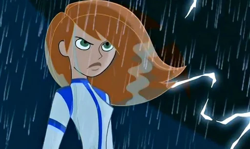 Стикер из набора Kim Possible || @staybeautiful13 для Телеграм: Статические 😾