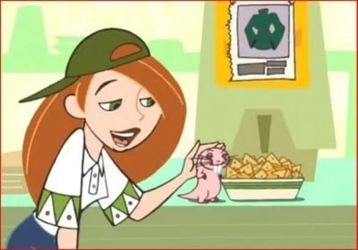 Стикер из набора Kim Possible || @staybeautiful13 для Телеграм: Статические 🐹