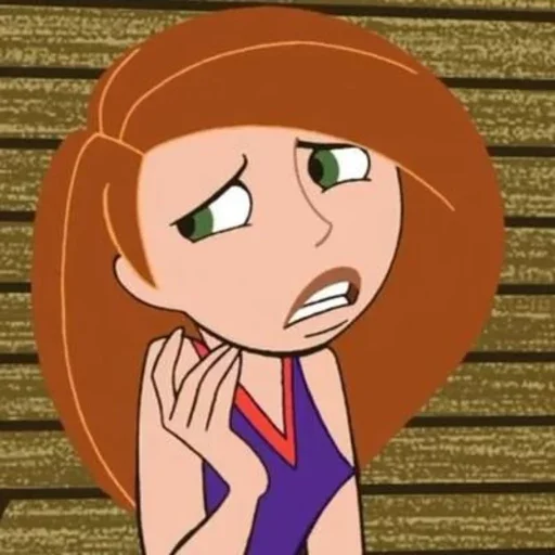 Стикер из набора Kim Possible || @staybeautiful13 для Телеграм: Статические 😮