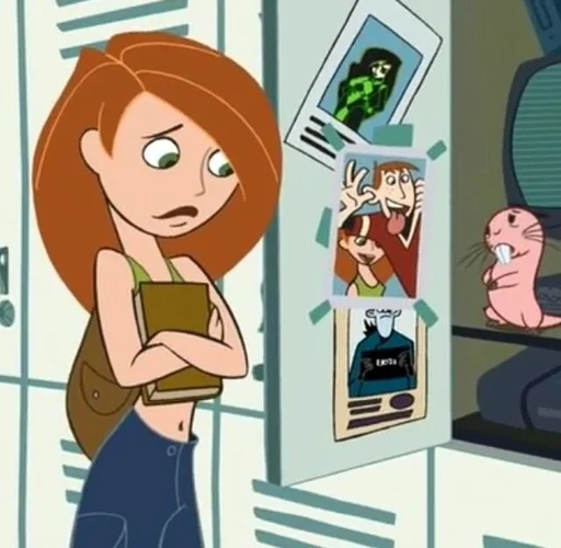 Стикер из набора Kim Possible || @staybeautiful13 для Телеграм: Статические 🛅