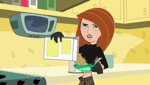 Стикер из набора Kim Possible || @staybeautiful13 для Телеграм: Статические 🥣