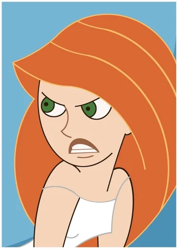 Стикер из набора Kim Possible || @staybeautiful13 для Телеграм: Статические 🤬