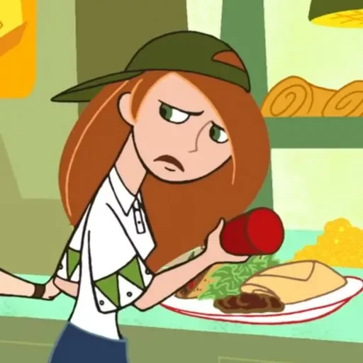 Стикер из набора Kim Possible || @staybeautiful13 для Телеграм: Статические 🌯