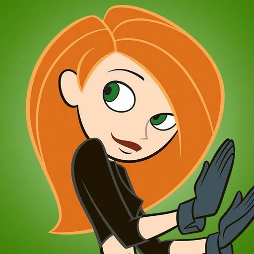 Стикер из набора Kim Possible || @staybeautiful13 для Телеграм: Статические 🧤