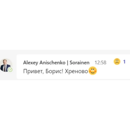 Стикер из набора Sorainen dudes для Телеграм: Статические 😔