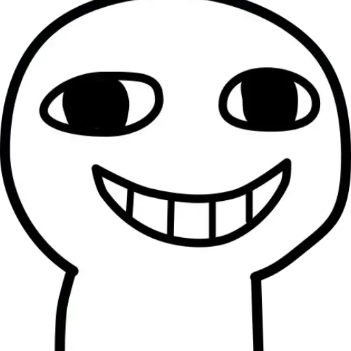 Стикер из набора Soumya_jit для Телеграм: Статические 😁