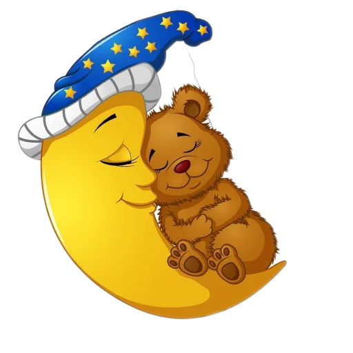 Стикер из набора Спокойной ночи для Телеграм: Статические 🧸