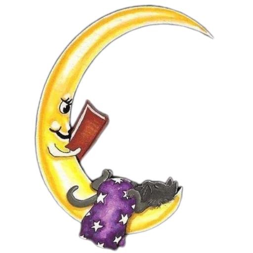 Стикер из набора Спокойной ночи для Телеграм: Статические 🌙
