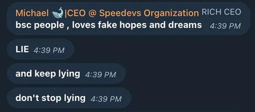 Стикер из набора Speedevs для Телеграм: Статические 😏