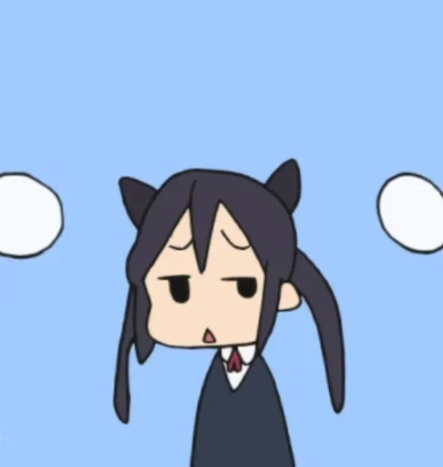 Стикер из набора K-ON! для Телеграм: Видео, Статические ⭐