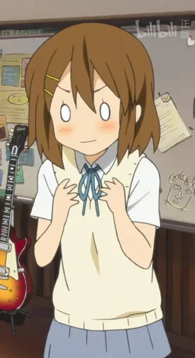 Стикер из набора K-ON! для Телеграм: Видео, Статические ⭐