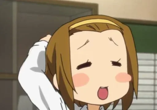 Стикер из набора K-ON! для Телеграм: Видео, Статические ⭐