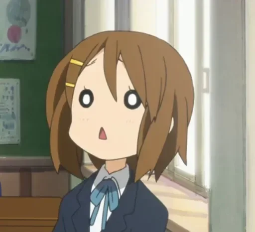 Стикер из набора K-ON! для Телеграм: Видео, Статические 😮