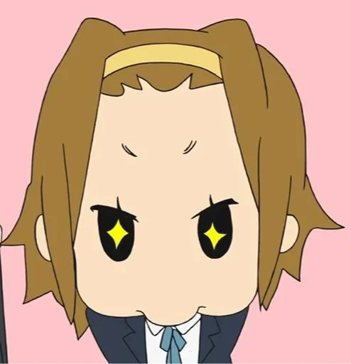 Стикер из набора K-ON! для Телеграм: Видео, Статические ⭐