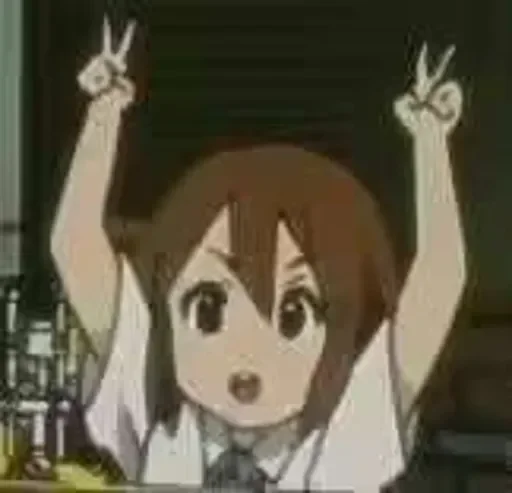 Стикер из набора K-ON! для Телеграм: Видео, Статические ✌