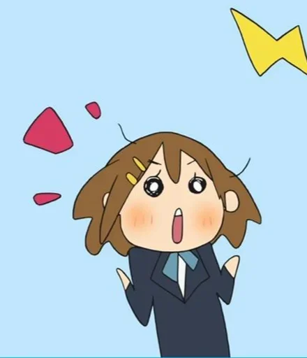 Стикер из набора K-ON! для Телеграм: Видео, Статические ⭐