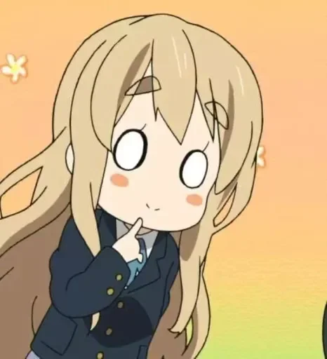 Стикер из набора K-ON! для Телеграм: Видео, Статические ☺