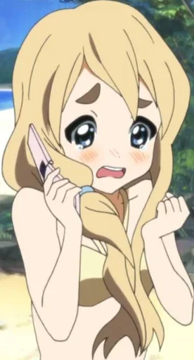 Стикер из набора K-ON! для Телеграм: Видео, Статические ⭐