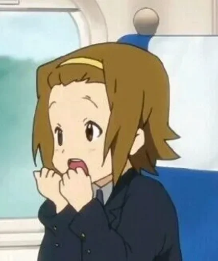 Стикер из набора K-ON! для Телеграм: Видео, Статические 😮‍💨