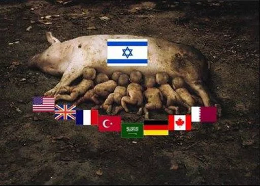 Стикер из набора IRAN-Nazi1 для Телеграм: Статические 🐖