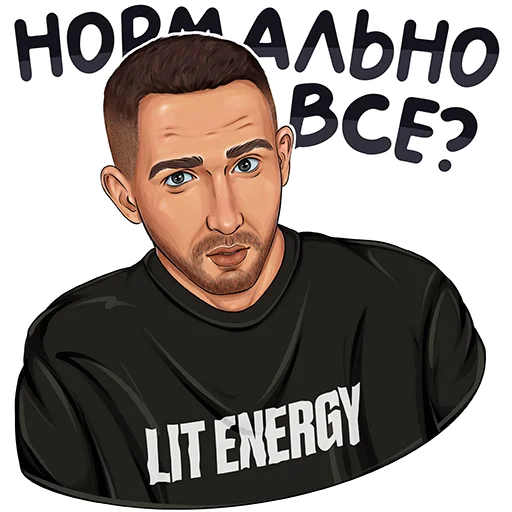 Стикер из набора ЛИТВИН от @hypestickbot для Телеграм: Видео, Статические 🤨