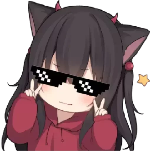 Стикер из набора Taberna de Waifu'S~  ★Gotsuki~ ★ для Телеграм: Статические 😎