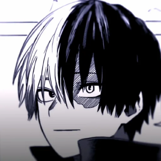 Стикер из набора // Todoroki Shoto // @sshasstiks // Шото Тодороки для Телеграм: Статические 🧊