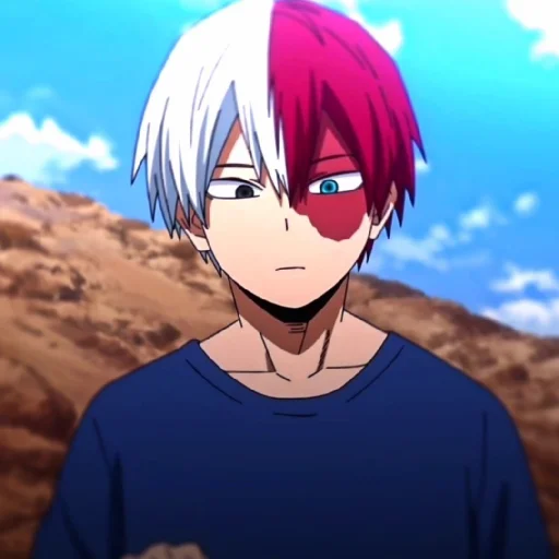 Стикер из набора // Todoroki Shoto // @sshasstiks // Шото Тодороки для Телеграм: Статические 💥