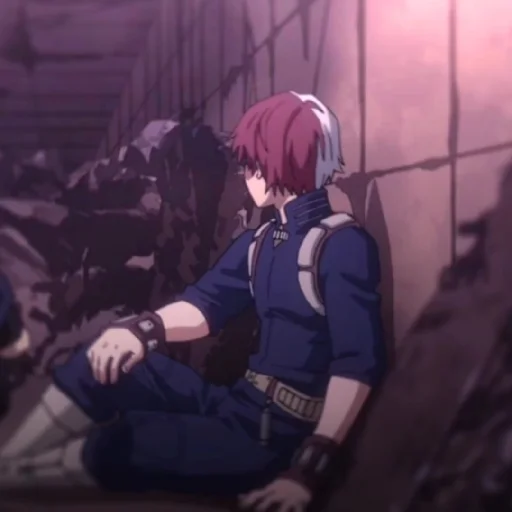 Стикер из набора // Todoroki Shoto // @sshasstiks // Шото Тодороки для Телеграм: Статические 💥