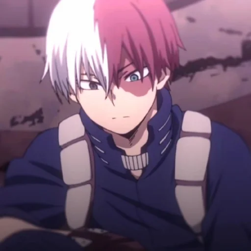 Стикер из набора // Todoroki Shoto // @sshasstiks // Шото Тодороки для Телеграм: Статические 💥