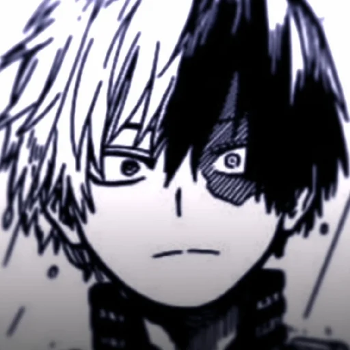Стикер из набора // Todoroki Shoto // @sshasstiks // Шото Тодороки для Телеграм: Статические 🧊