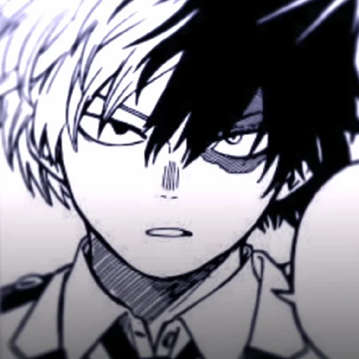 Стикер из набора // Todoroki Shoto // @sshasstiks // Шото Тодороки для Телеграм: Статические 🧊