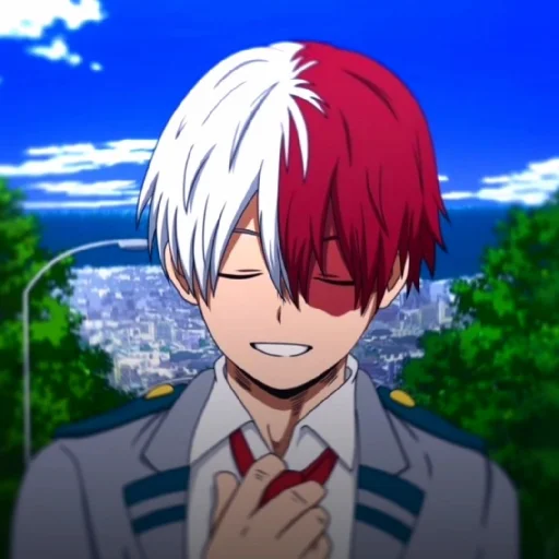 Стикер из набора // Todoroki Shoto // @sshasstiks // Шото Тодороки для Телеграм: Статические 💥