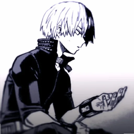 Стикер из набора // Todoroki Shoto // @sshasstiks // Шото Тодороки для Телеграм: Статические 🧊