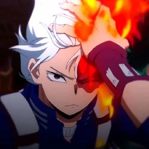 Стикер из набора // Todoroki Shoto // @sshasstiks // Шото Тодороки для Телеграм: Статические 💥