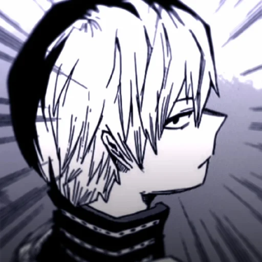 Стикер из набора // Todoroki Shoto // @sshasstiks // Шото Тодороки для Телеграм: Статические 🧊