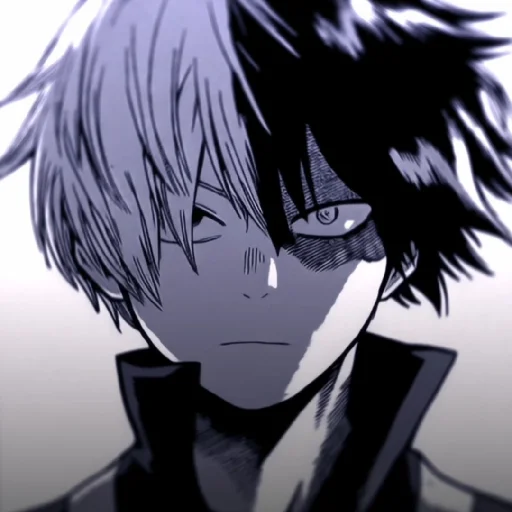 Стикер из набора // Todoroki Shoto // @sshasstiks // Шото Тодороки для Телеграм: Статические 🧊
