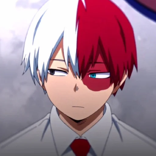 Стикер из набора // Todoroki Shoto // @sshasstiks // Шото Тодороки для Телеграм: Статические 💥