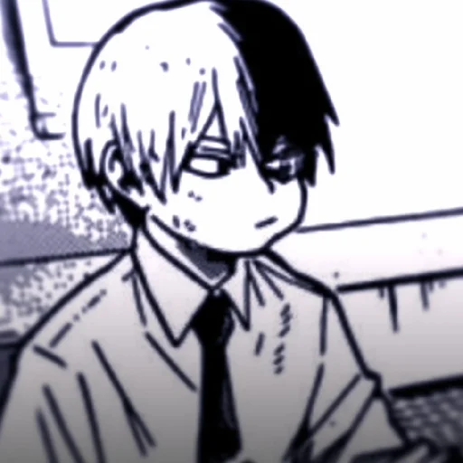 Стикер из набора // Todoroki Shoto // @sshasstiks // Шото Тодороки для Телеграм: Статические 🧊