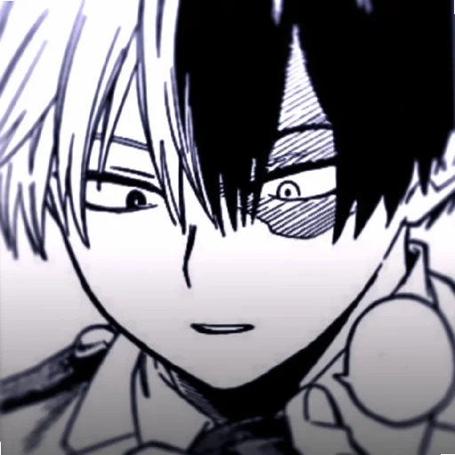 Стикер из набора // Todoroki Shoto // @sshasstiks // Шото Тодороки для Телеграм: Статические 🧊
